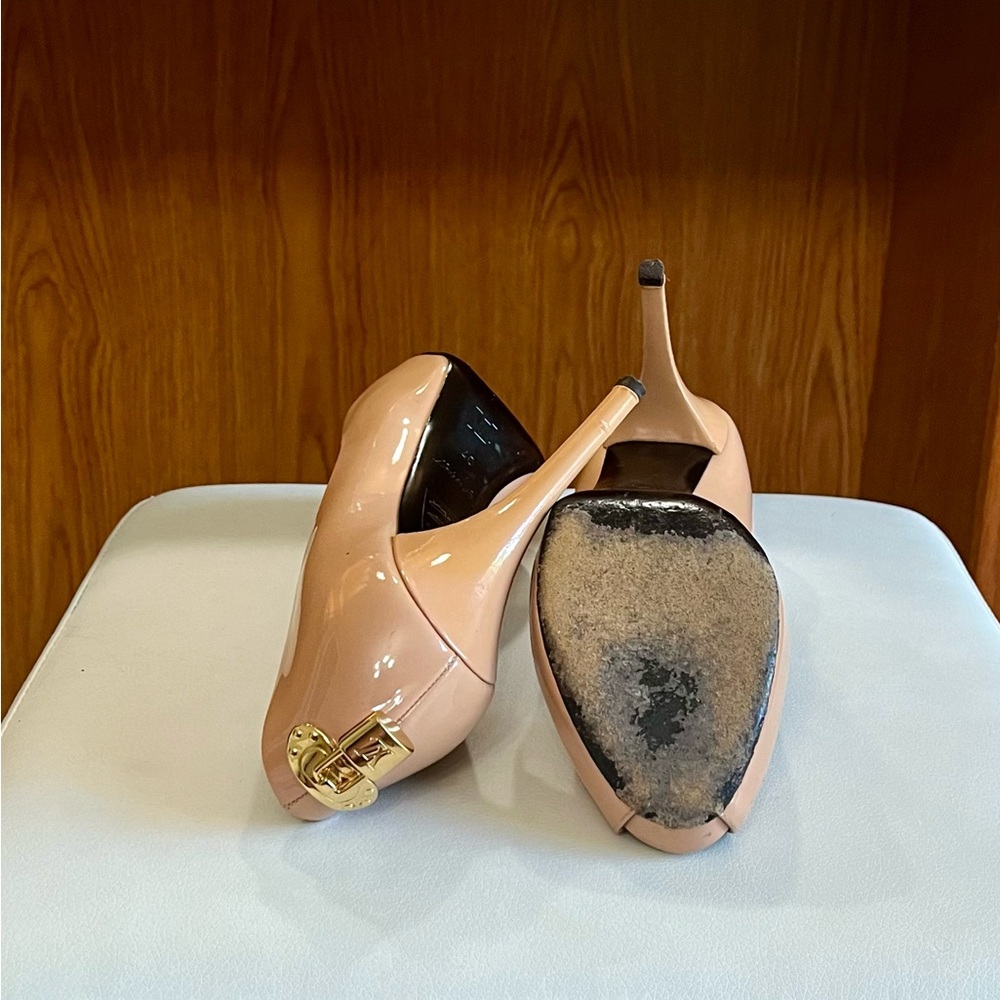 ✨🔒Oh Really🔒✨Louis Vuitton Oh Really Nude Open-Toe Pumps - Picture 8 of 10